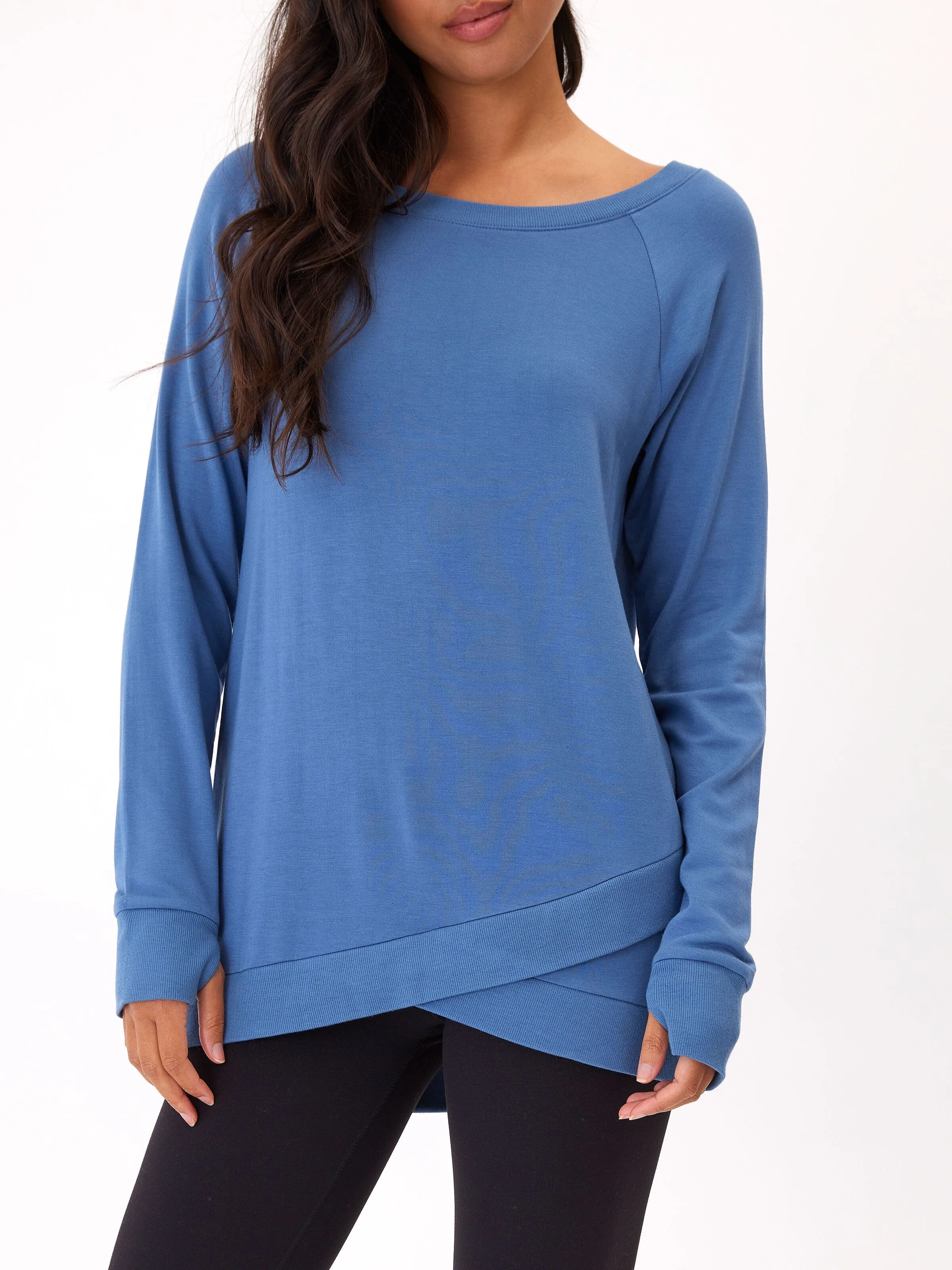 Leanna Feather Fleece Tunic Modern Minimal Multipurpose Layering