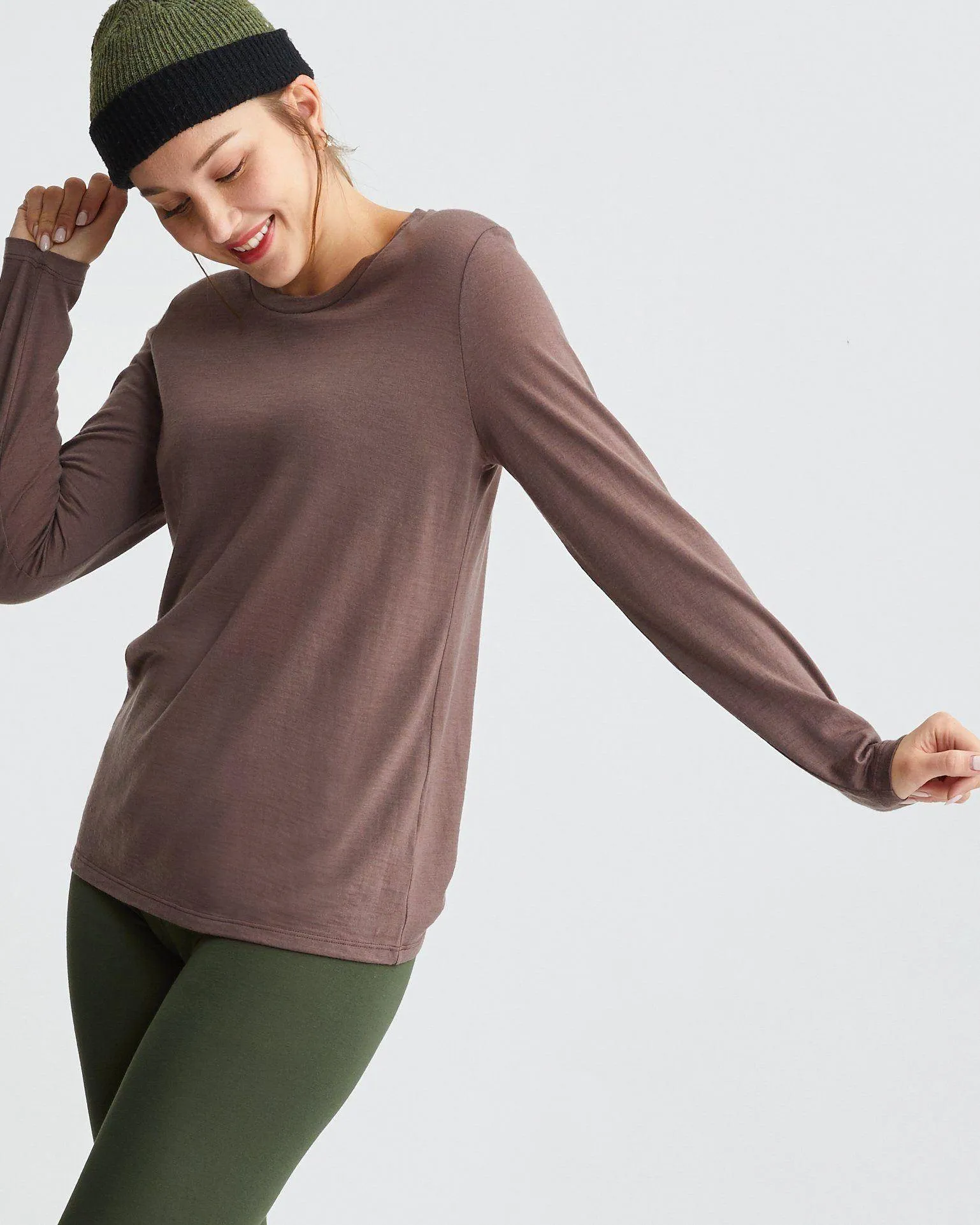 W's Traveler Merino LS Tee Urban Teenager