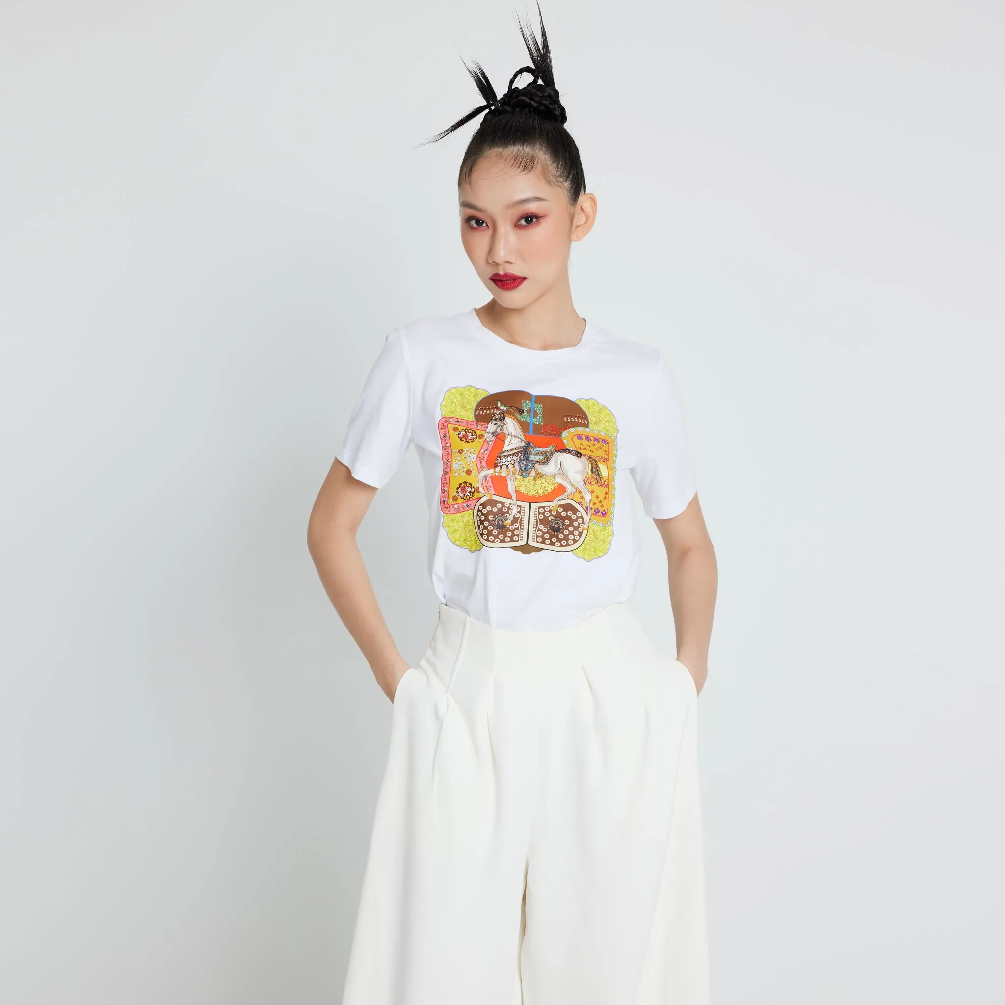 Hedi Pleated Trousers Couple Look Smooth