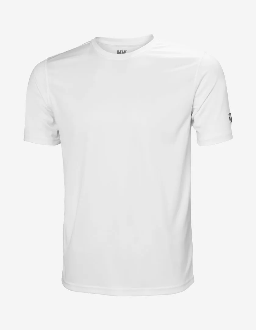 HH TECH T-SHIRT 2.0, White Fade Resistant Dye Tapered Cut