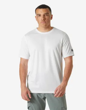 HH TECH T-SHIRT 2.0, White Wrinkle Resistant Texture