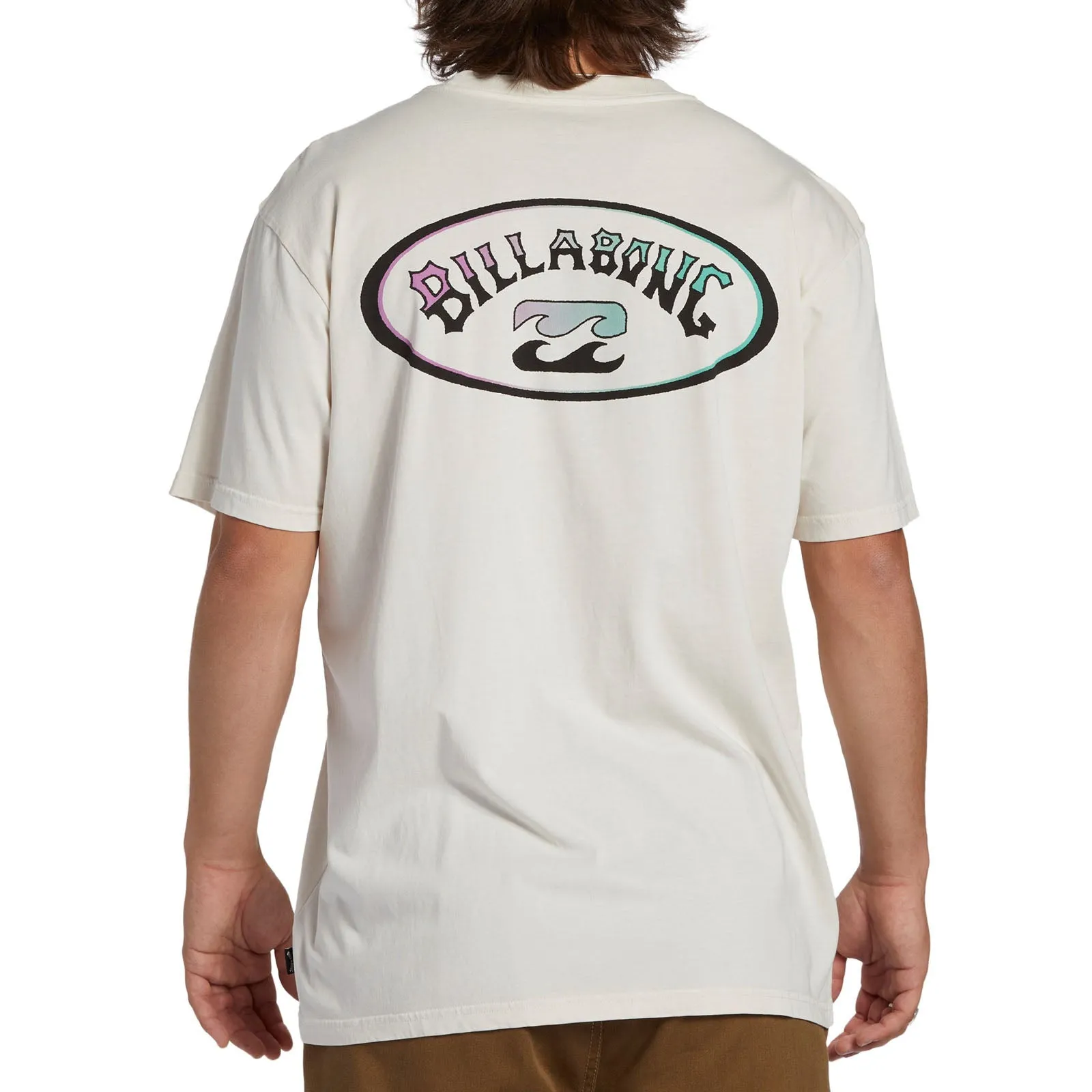Billabong Mens Crossboards Crew Neck Cotton T-Shirt WrinkleFree Weave