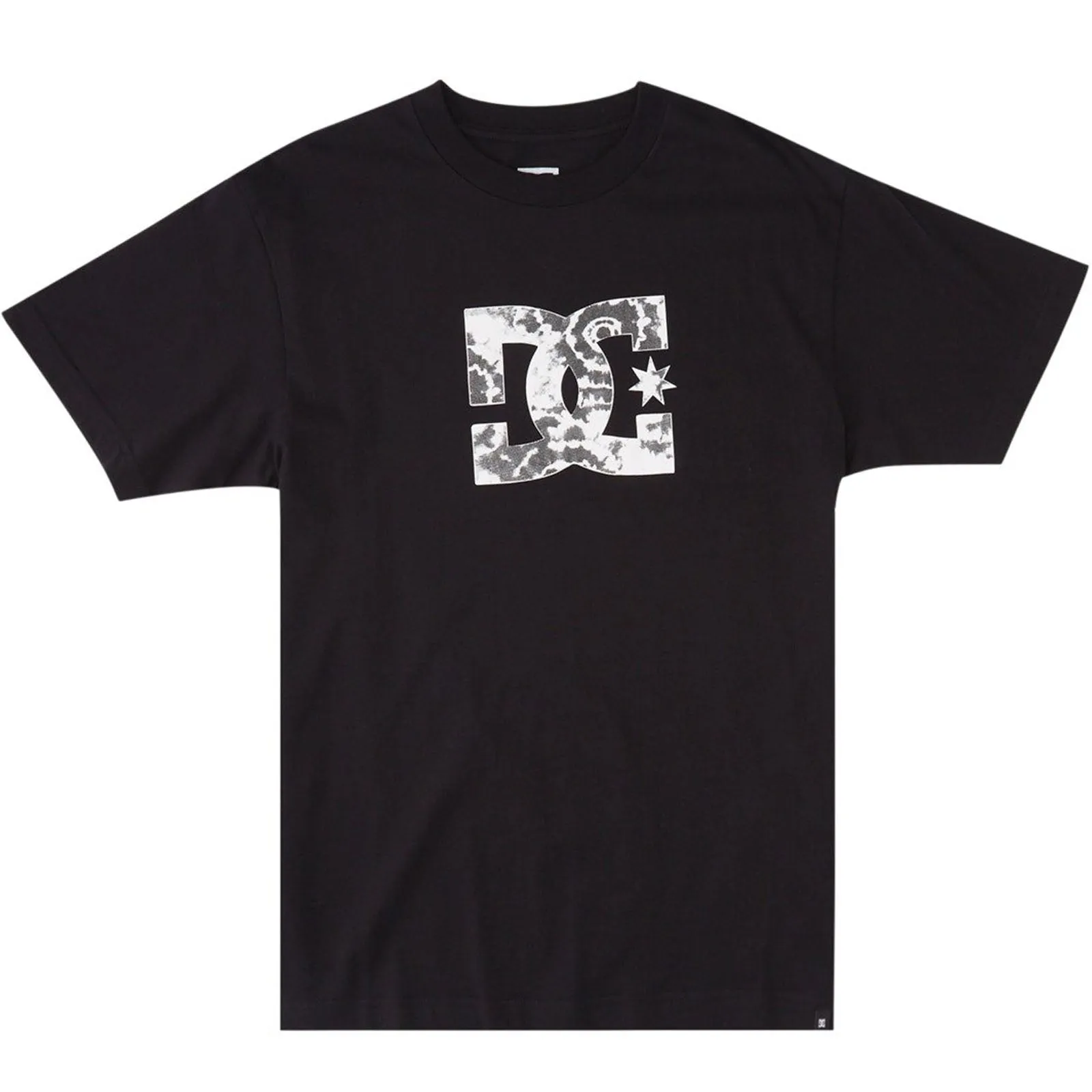 DC Shoes Mens DC Star Fill T-Shirt Textured Weave Pattern
