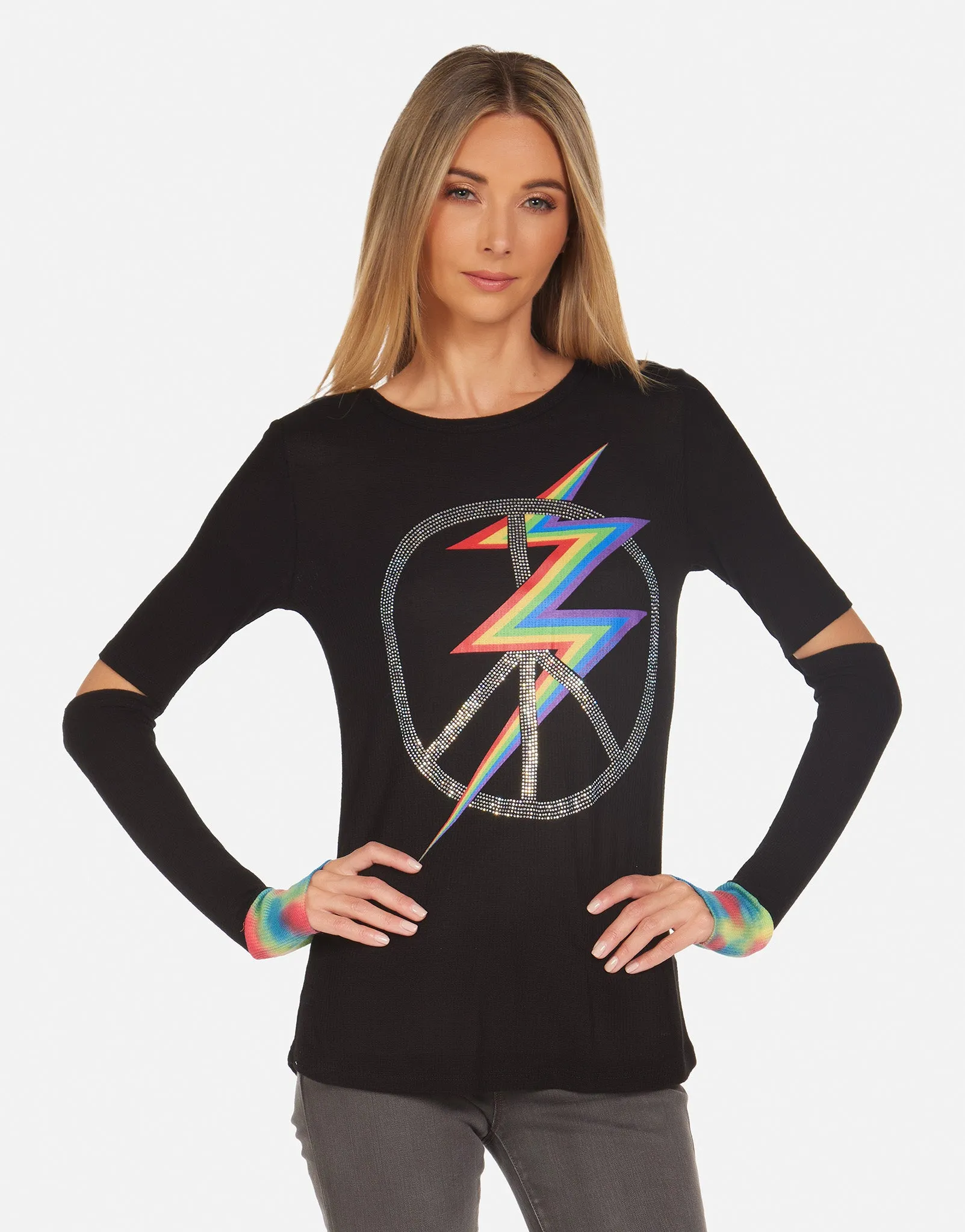 Graceful Men's Adelita Crystal Lightning Peace