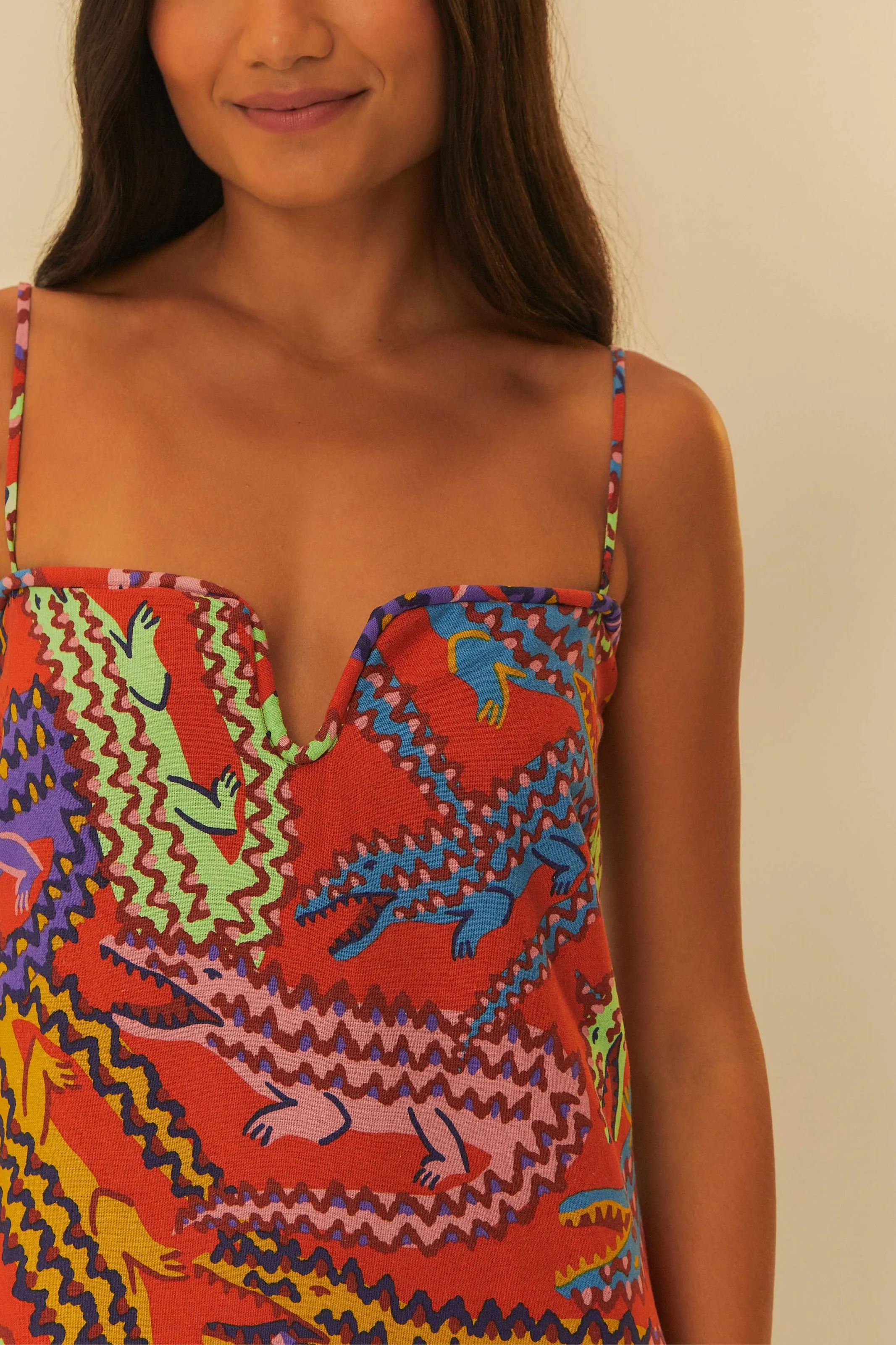 Form Fit All Purpose FARM ALLIGATOR CROPPED  DRESS