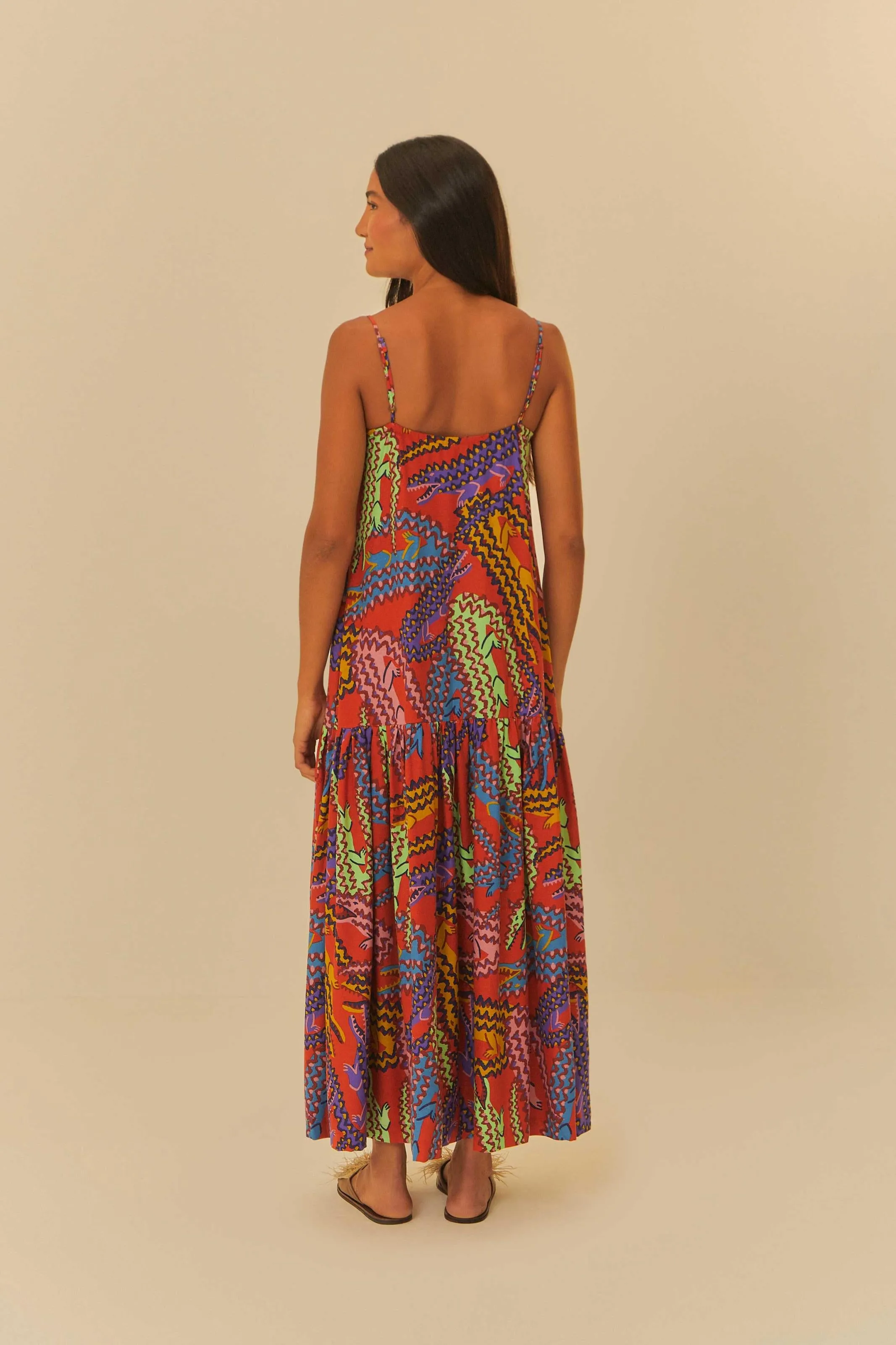 FARM ALLIGATOR CROPPED  DRESS All Gender Fit Understated Glam