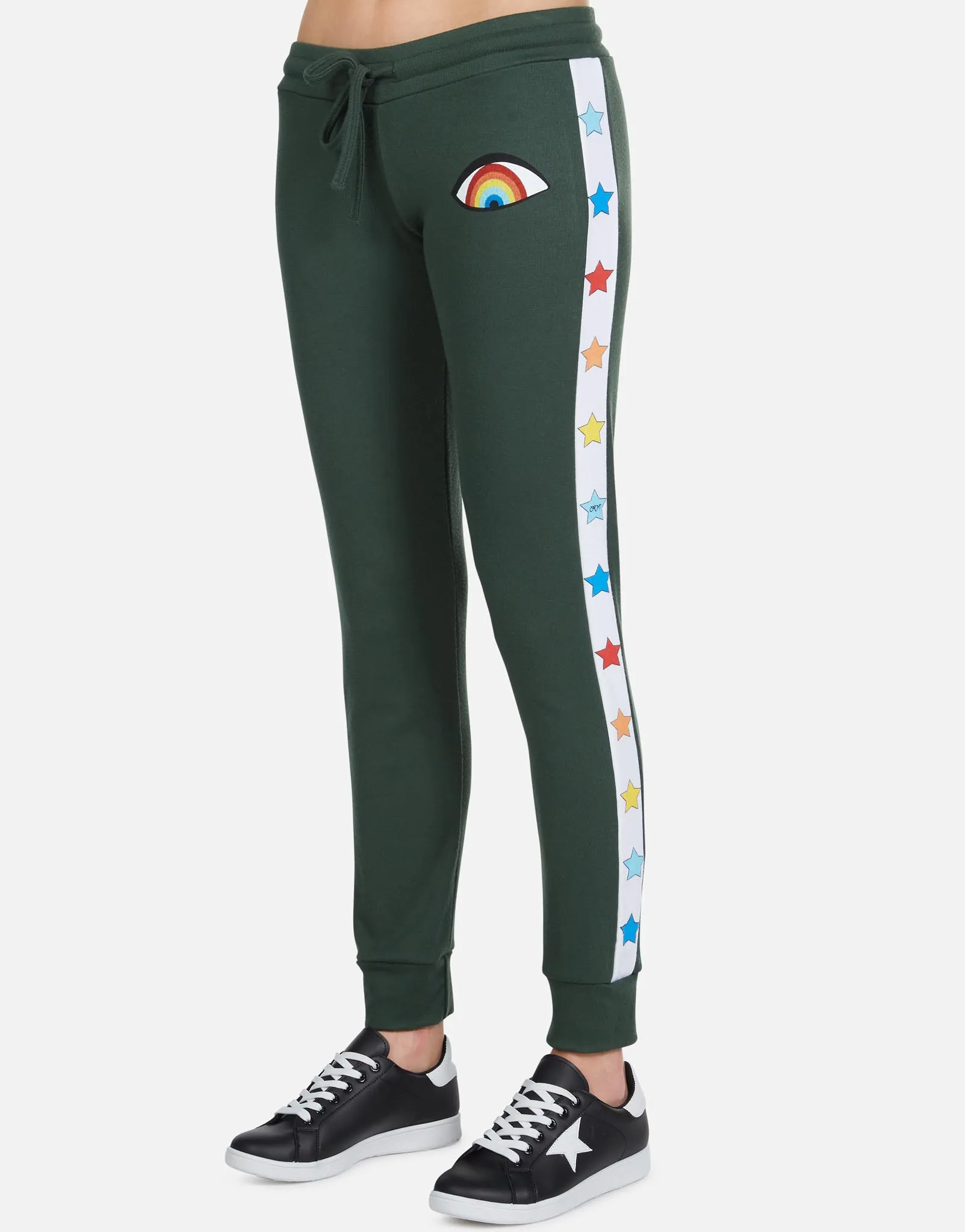 Eliza Rainbow Eye Fashion Stretch Essential Waist