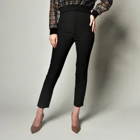 High Waisted Long Pant Elegant Vibrant Textured Eco Friendly Denim