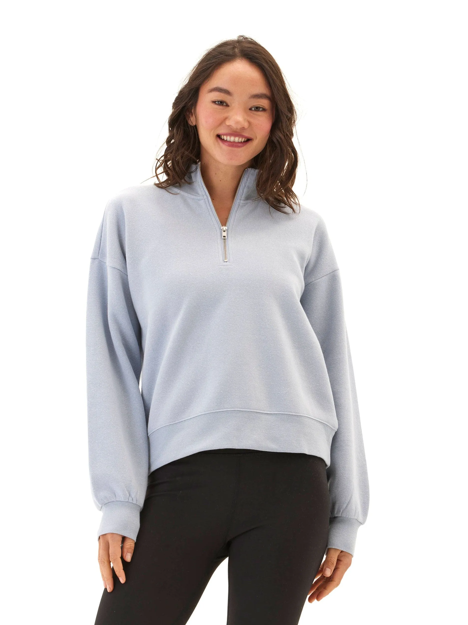 Constance Tribend Fleece Half Zip Pullover Modern Layers