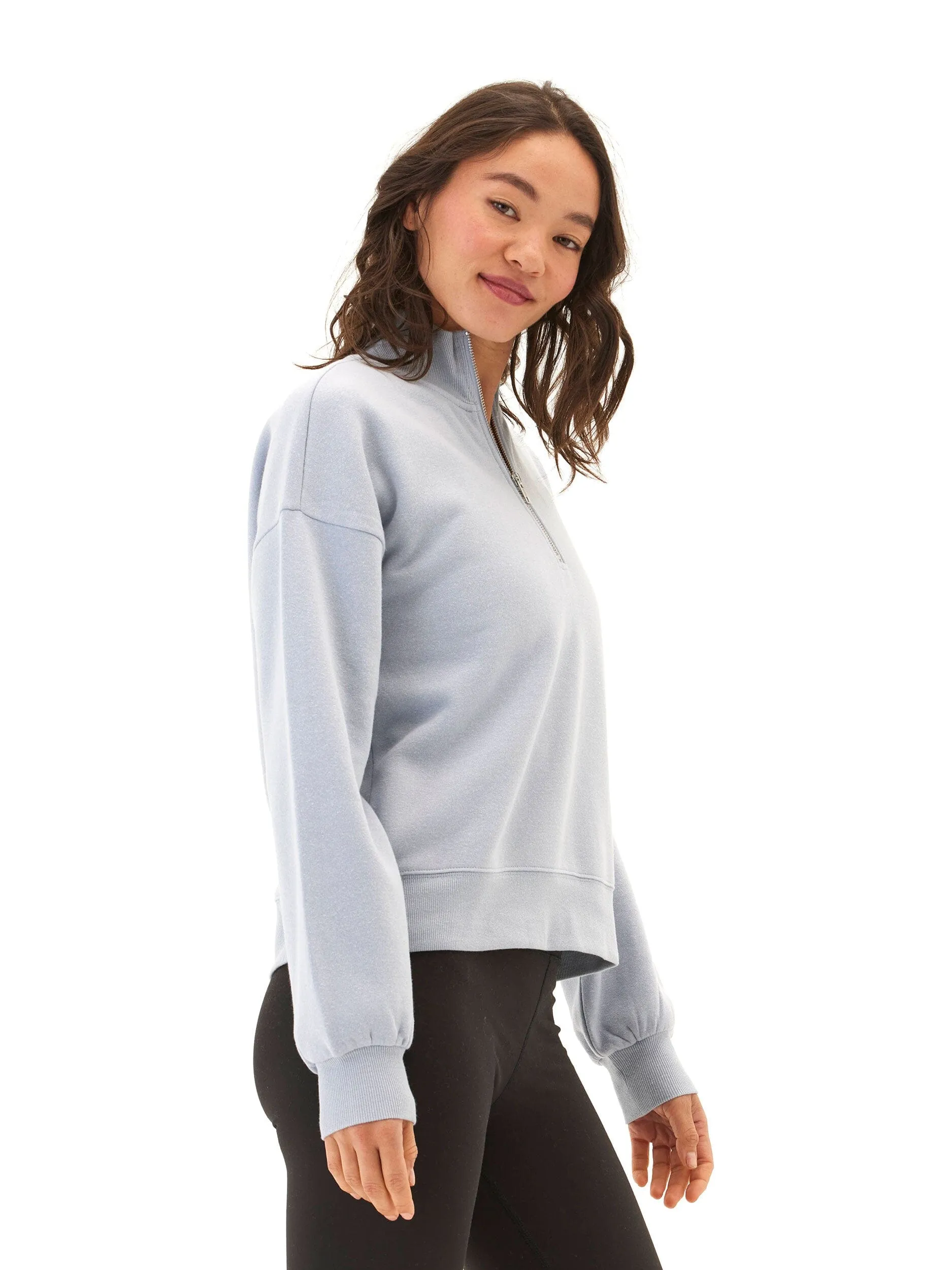 Constance Tribend Fleece Half Zip Pullover Weatherproof Barrier