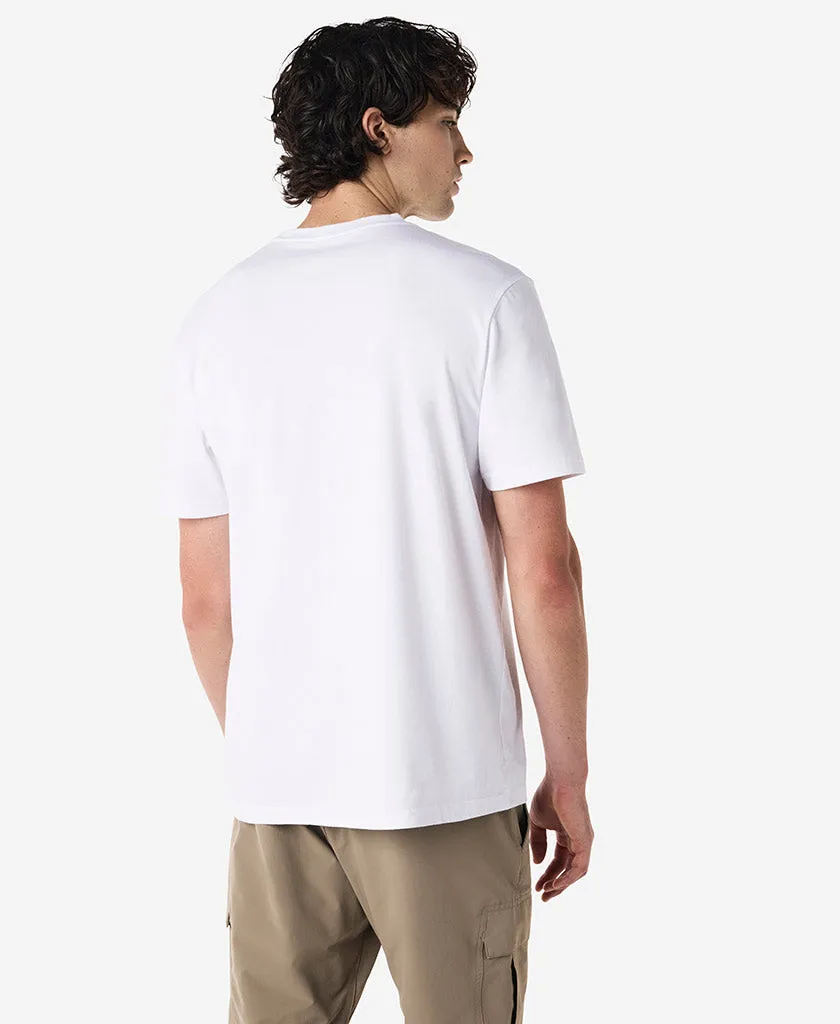 NORD T-SHIRT, White UPF Protective Fabric Sporty Tee