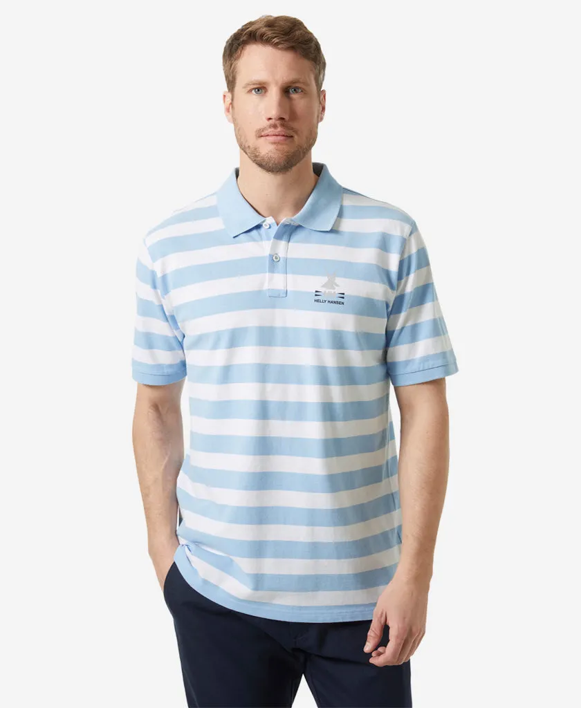 KOSTER POLO, Bright Blue Water resistant coating ContrastPlacket
