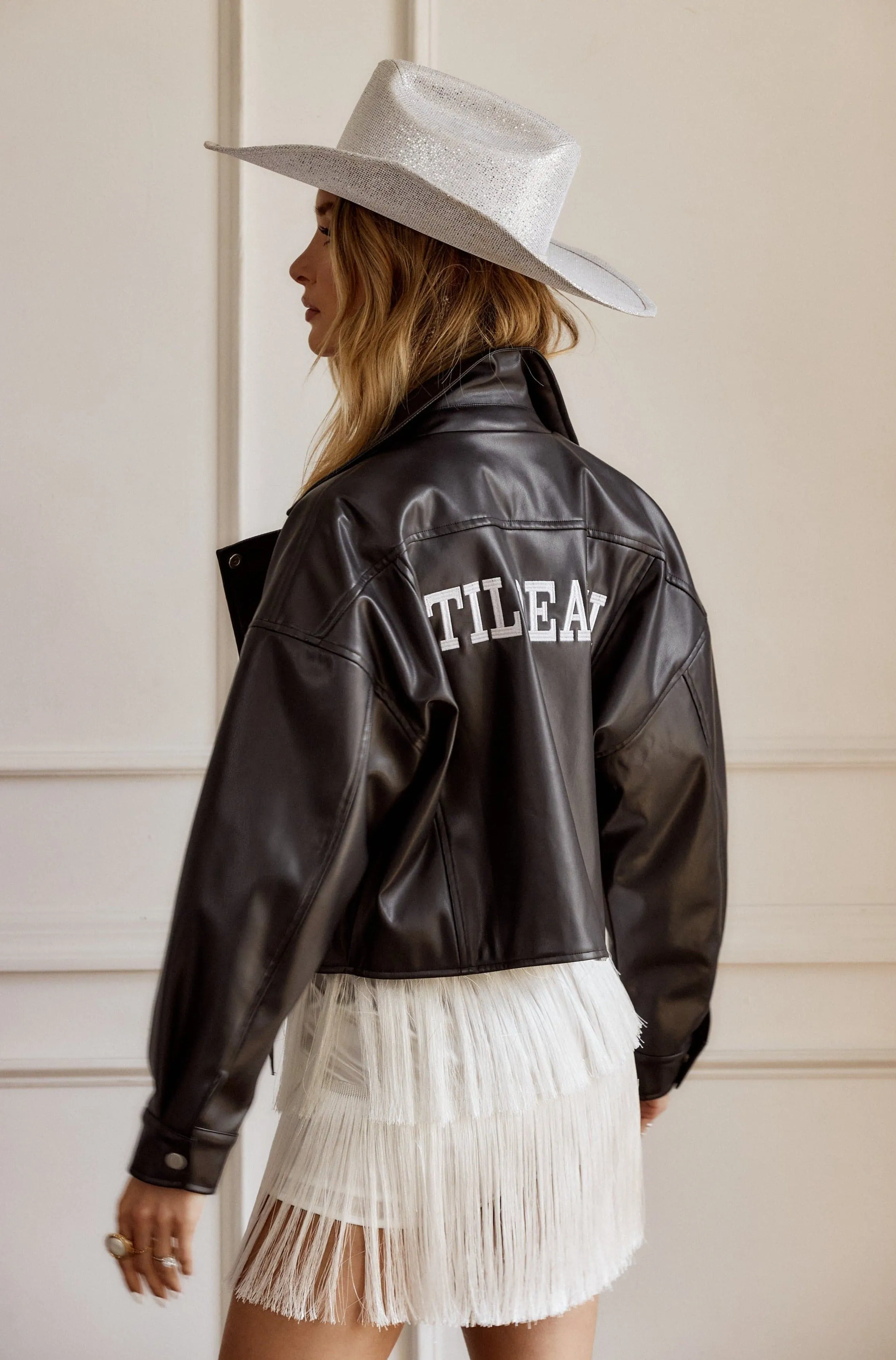 'Til Death Black Vegan Leather Jacket Layered Comfort Look Adaptive Layering System