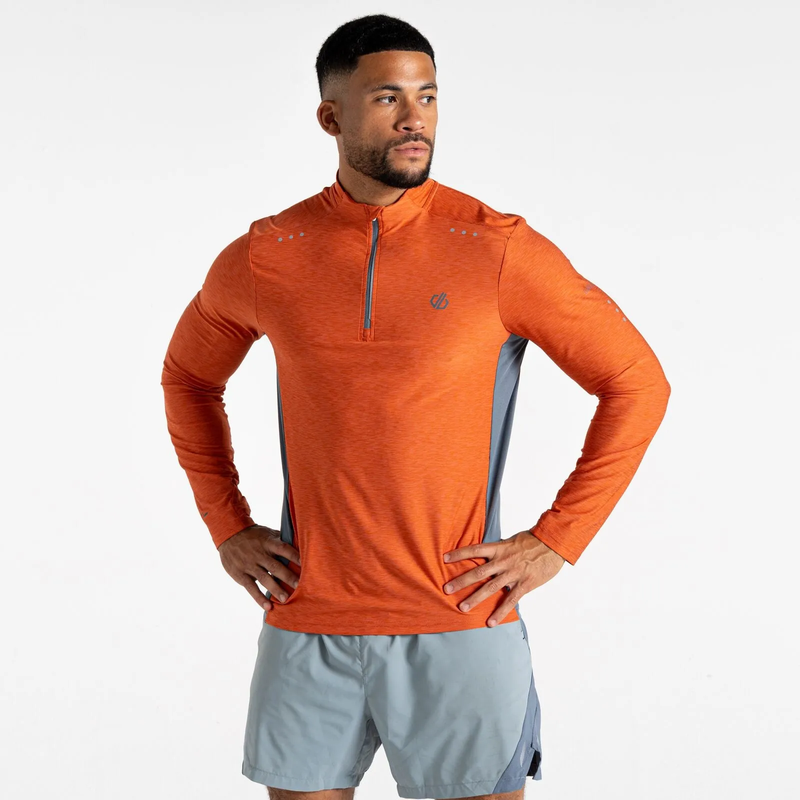 Durable Hem Stitching Stretch Fabric Dare 2B Mens Power Up III Short Sleeve T-Shirt