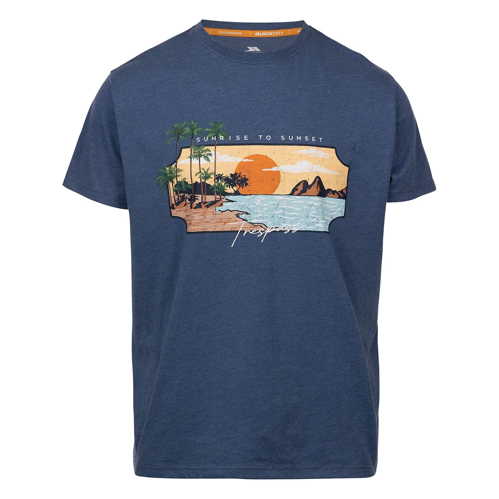 Thermal Insulation Layer Trespass Mens Pendla Graphic Short Sleeve T-Shirt
