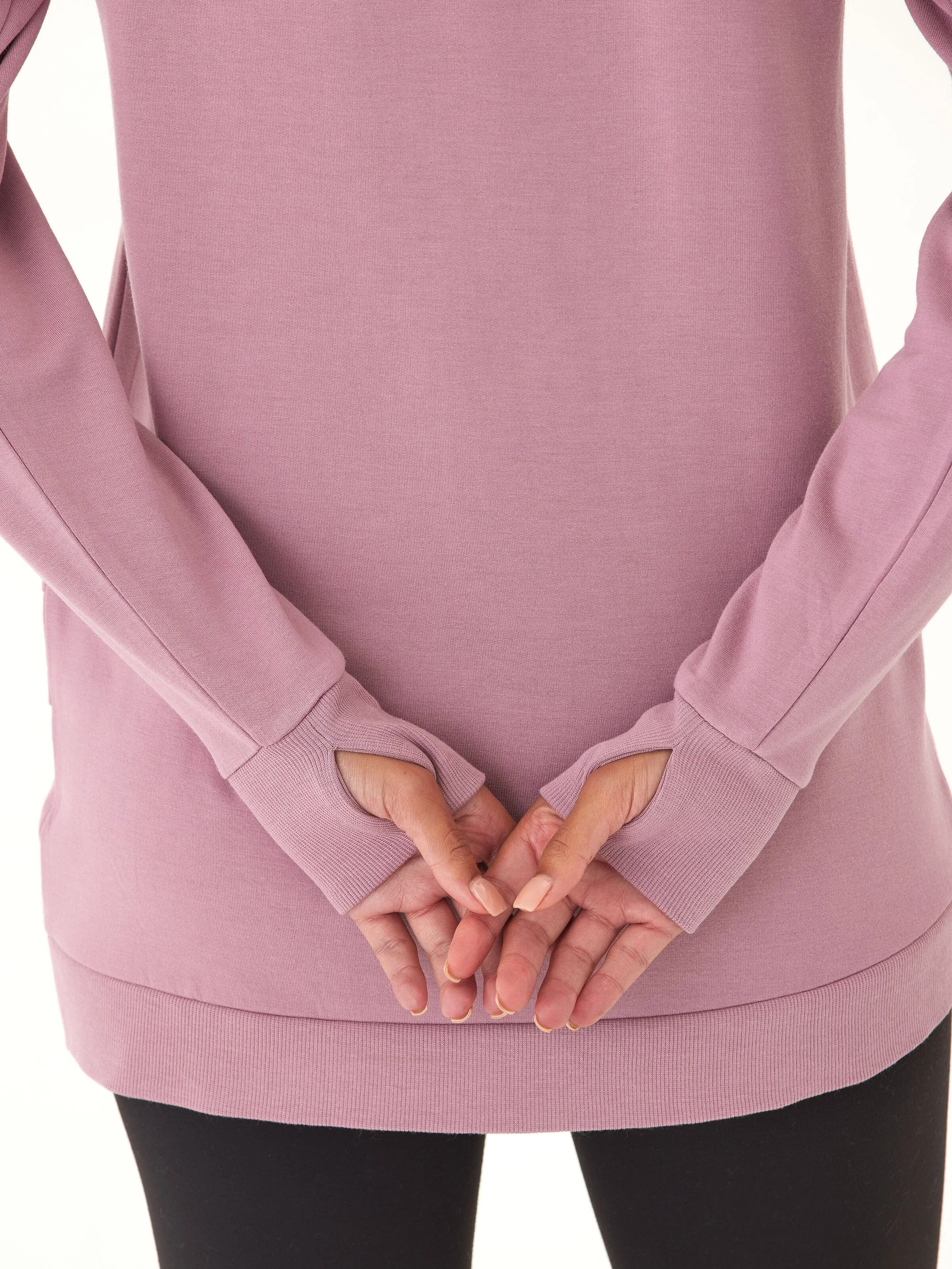 Leanna Feather Fleece Tunic Quick Dry Material Ergonomic Tailoring