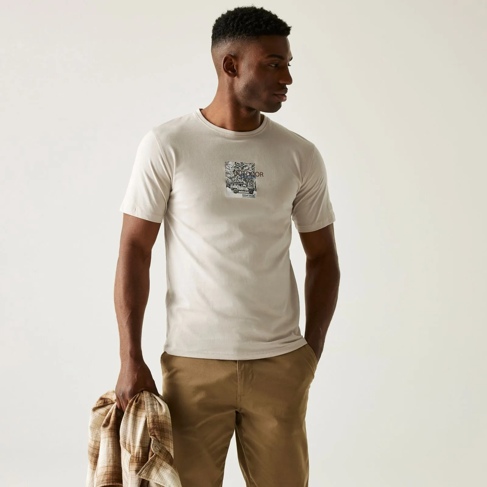 Regatta Mens Cline IX Short Sleeve T-Shirt Comfort Cushion Neckline