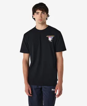 BoxySilhouette StretchTechnology GROOMERS T-SHIRT, Black