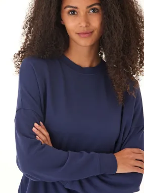 Snag Free Zipper Technology Cathy Boyfriend Feather Fleece Pullover