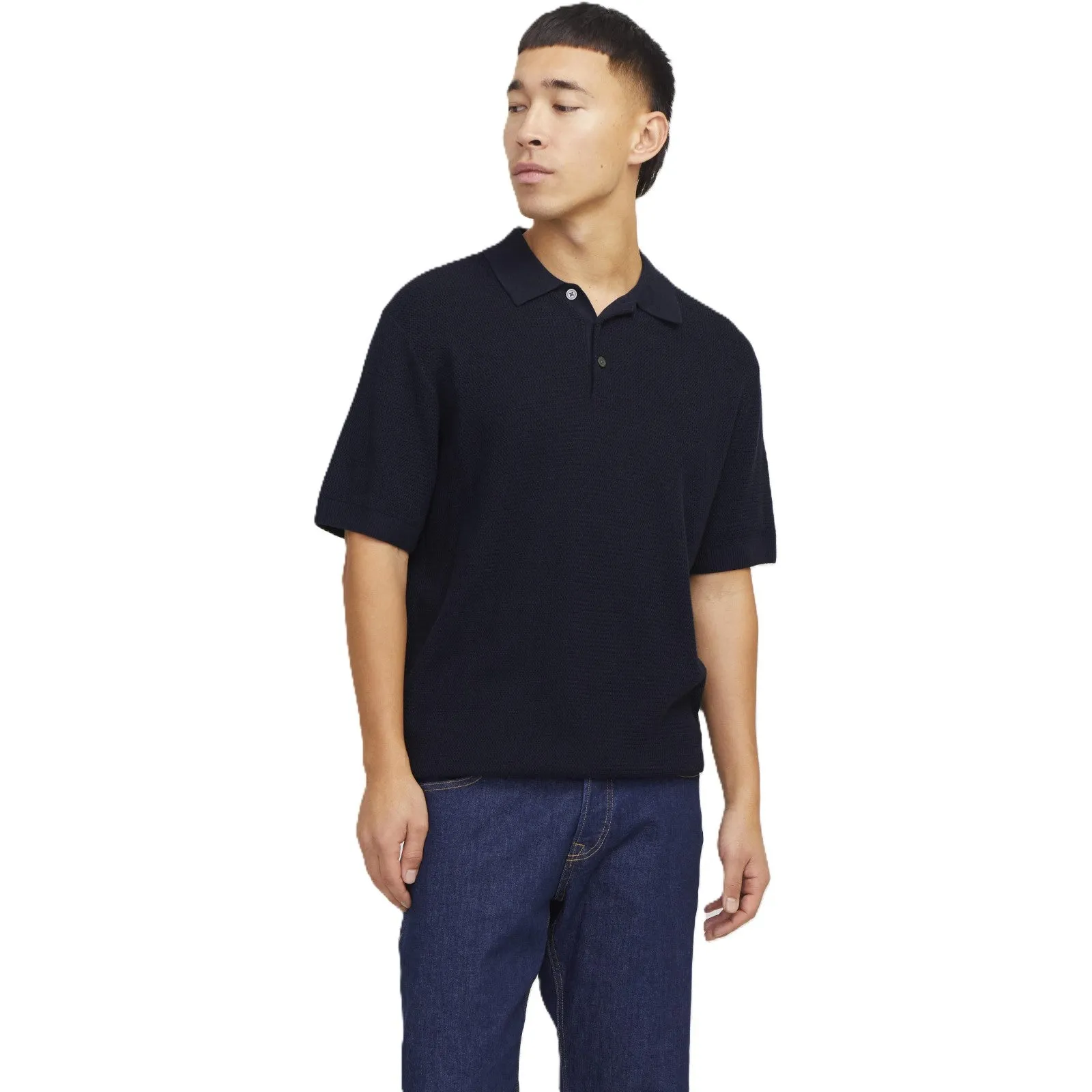 Chill Layer Timeless Look Jack & Jones Mens Cooper Knit Short Sleeve Polo Shirt