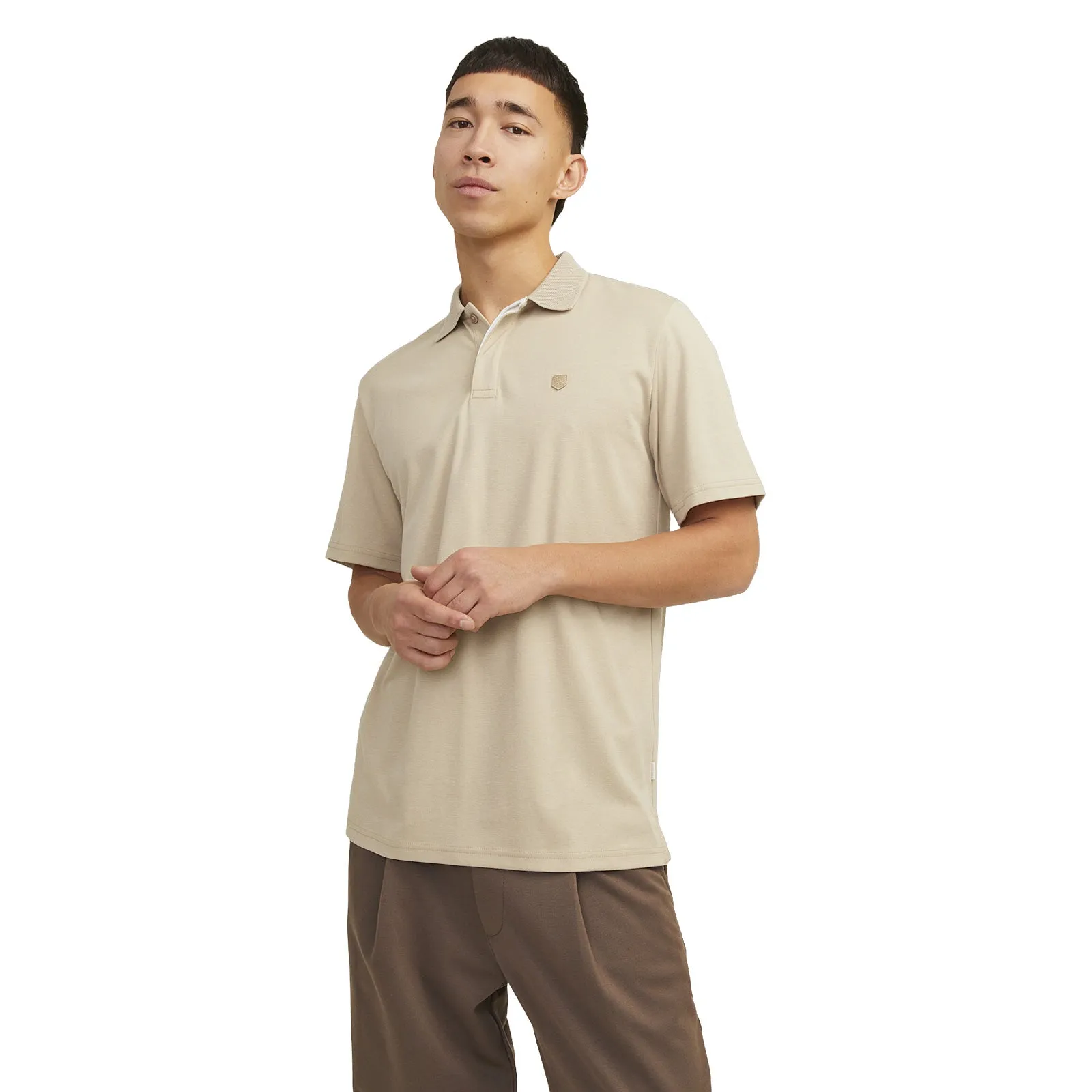 Luxe Layer Jack & Jones Mens Crodney Short Sleeve Polo Shirt