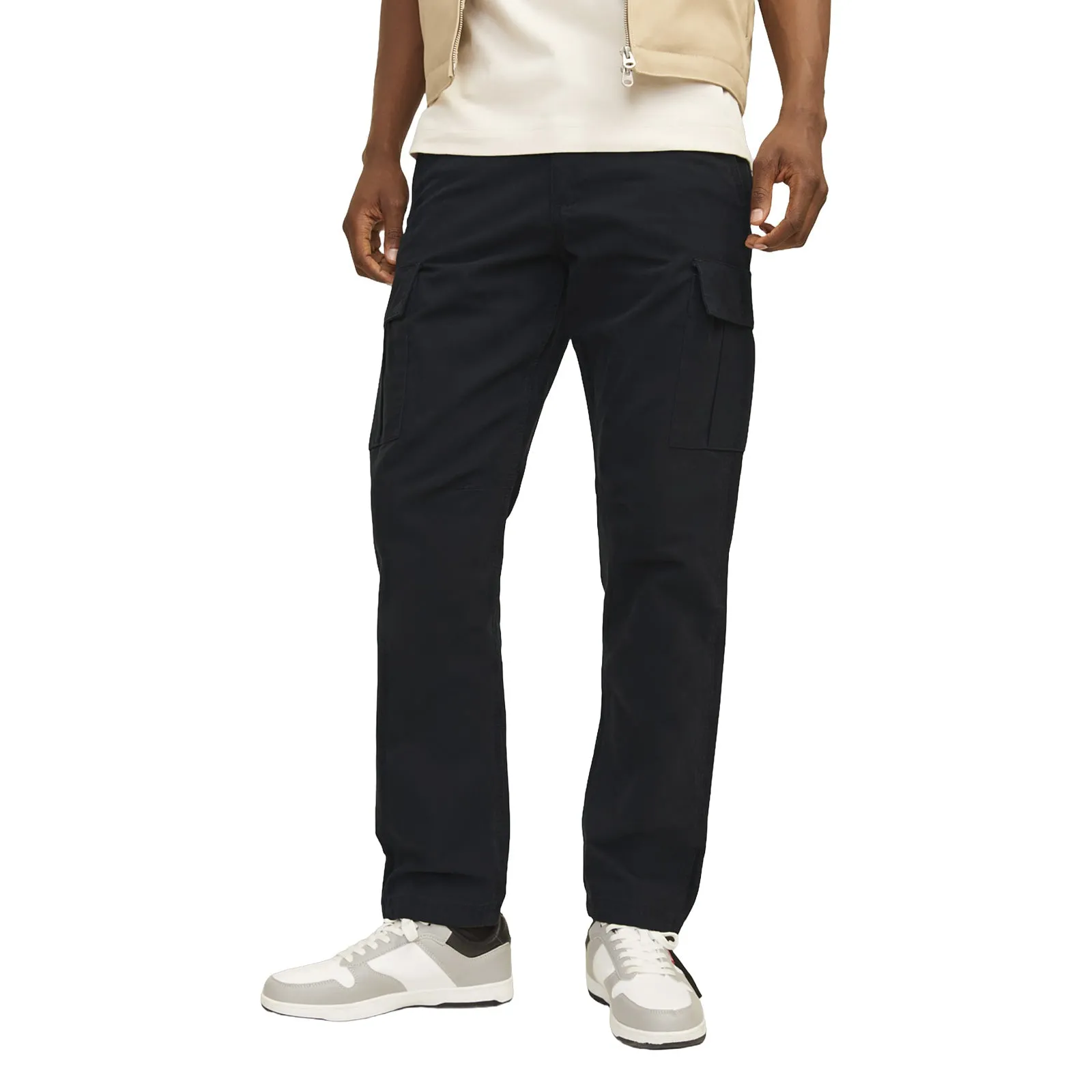 Flexible Gusset Design Comfy Feel Jack & Jones Mens Kane Barkley Cargos