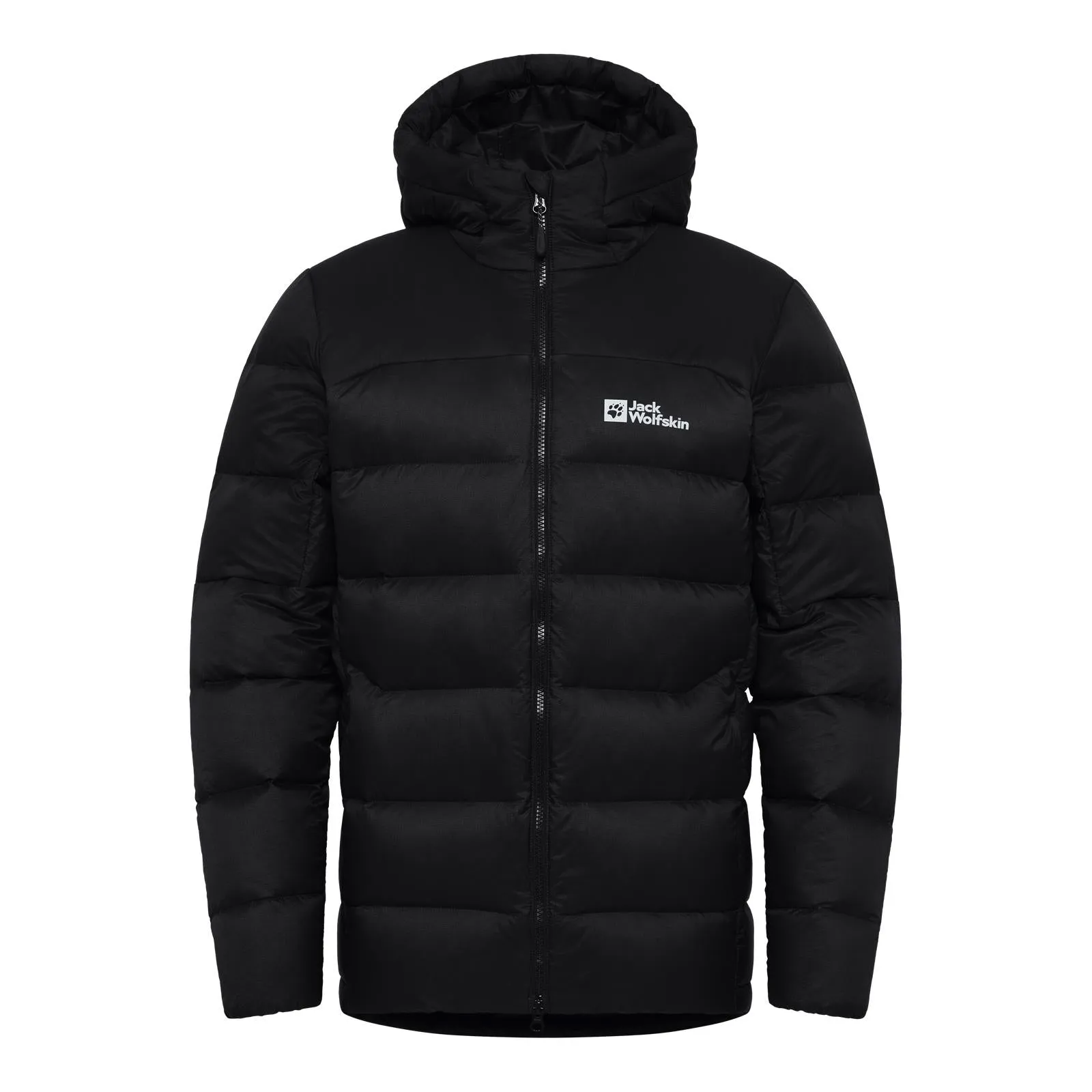 Adjustable Cuff System Smart Casual Piece Jack Wolfskin Mens Nebelhorn Padded Down Hooded Jacket