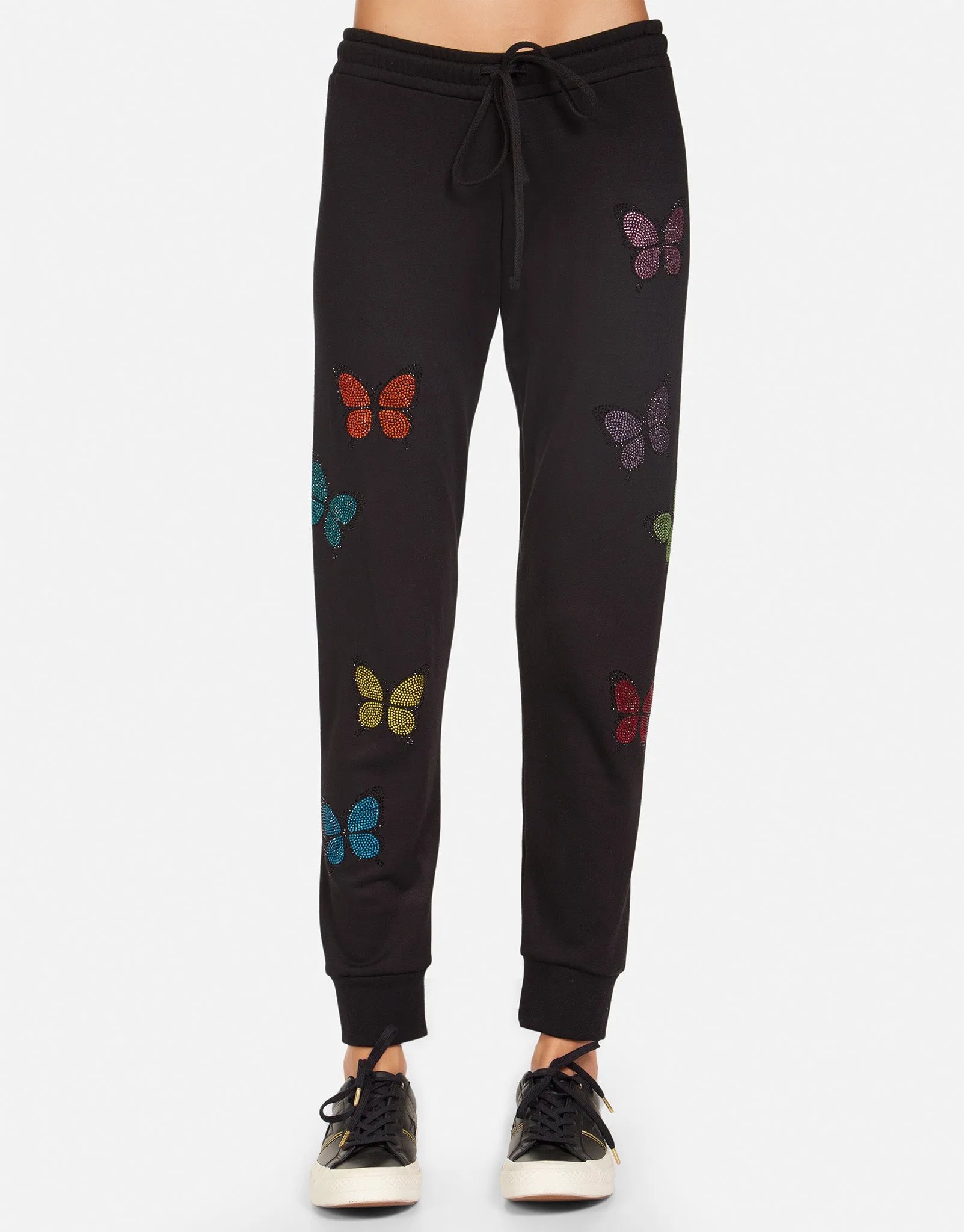 UVProtectiveLayer Polyester fabric Jess Crystal Butterfly