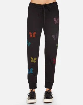 UVProtectiveLayer Polyester fabric Jess Crystal Butterfly