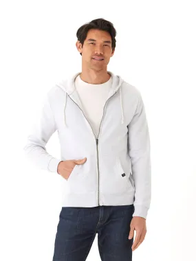 Jordyn Mineral Wash Fleece Full Zip Hoodie Comfort Fit Cut