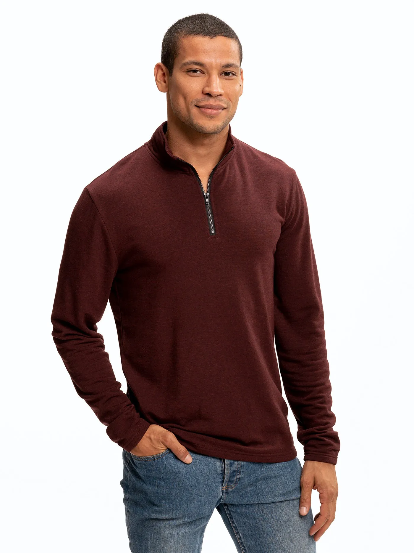 Kace Feather Fleece Quarter Zip SnapFastenings Good Material