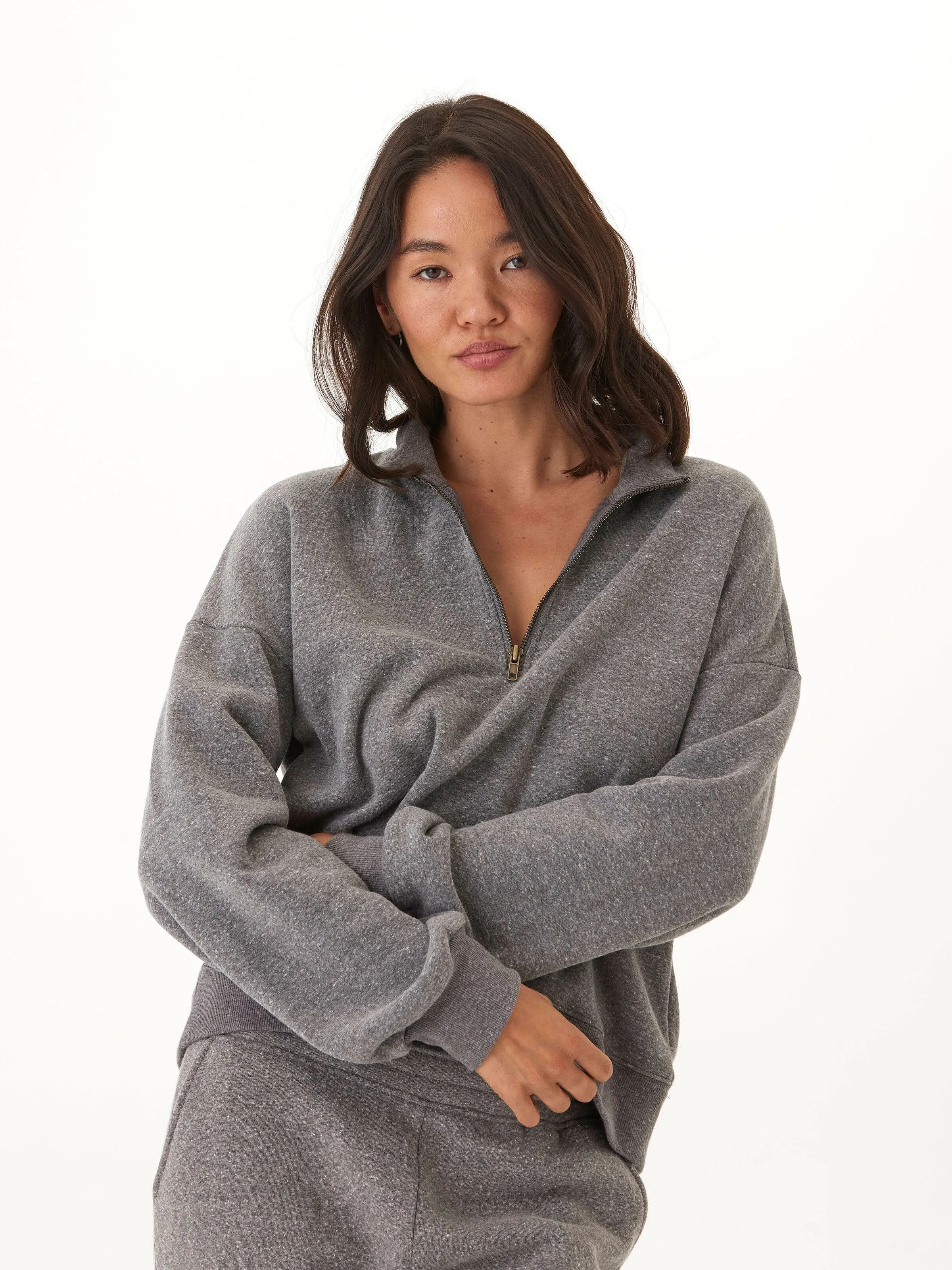 Thermo Regulating Fabric Constance Tribend Fleece Half Zip Pullover