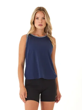 Cool Look suitable for outdoor adventures Karinne Comfort Jersey Trim Detail Tank