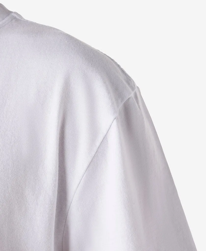 UV Protection Enhanced Fade Resistant Dye KEEL T-SHIRT, White