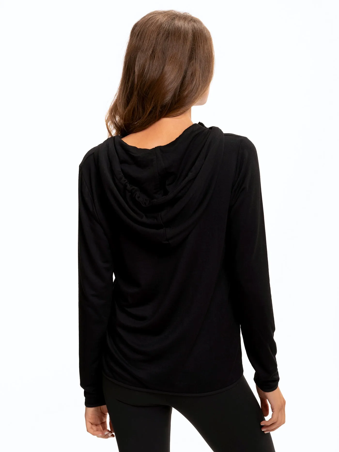 Kyanna FeatherLoop Half Zip Hoodie Layer Essential Piece