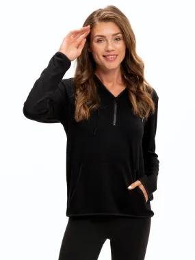 Functional Layer Piece City Ready Wear Kyanna FeatherLoop Half Zip Hoodie