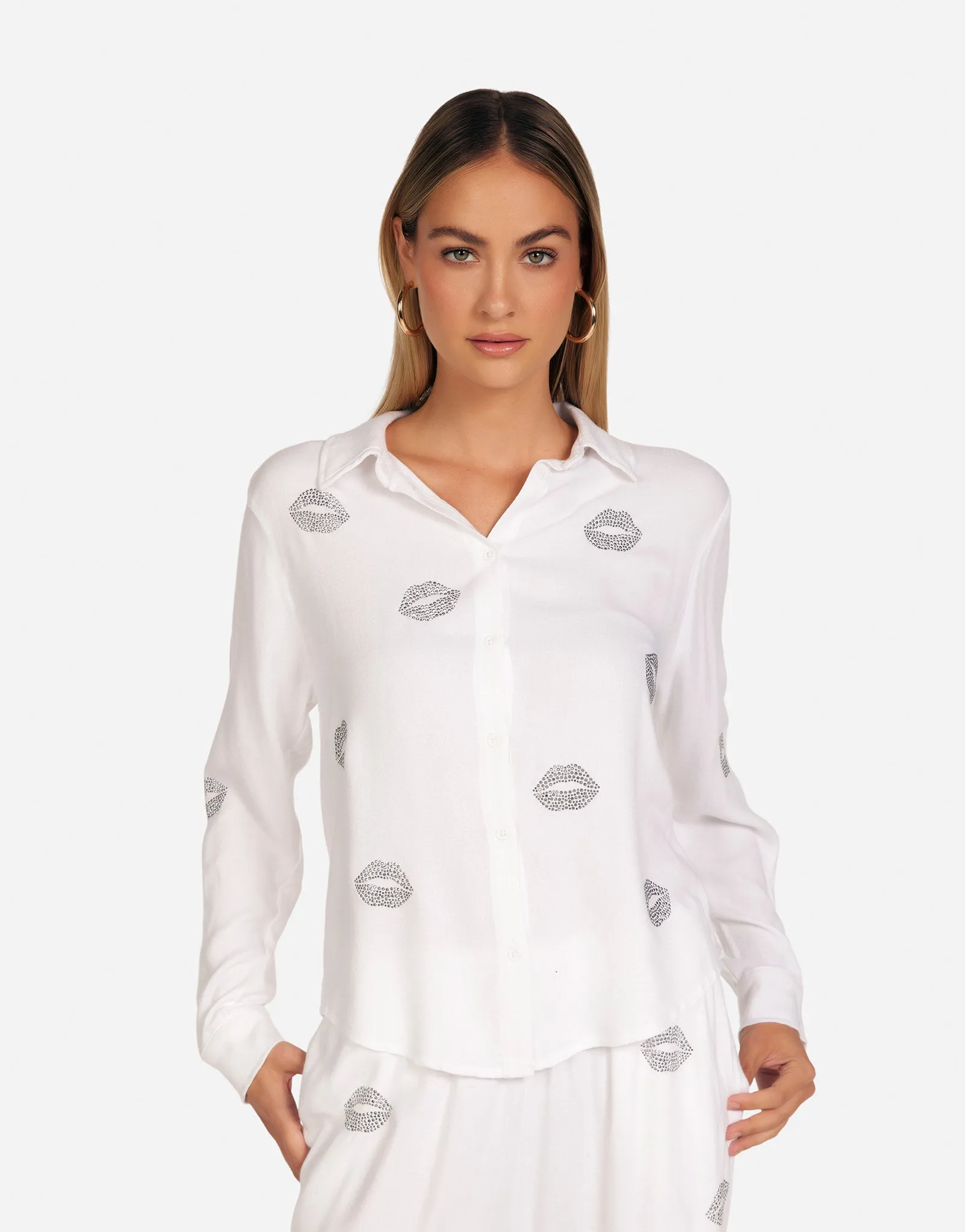 Checkered Thin Kyland Stud Kisses