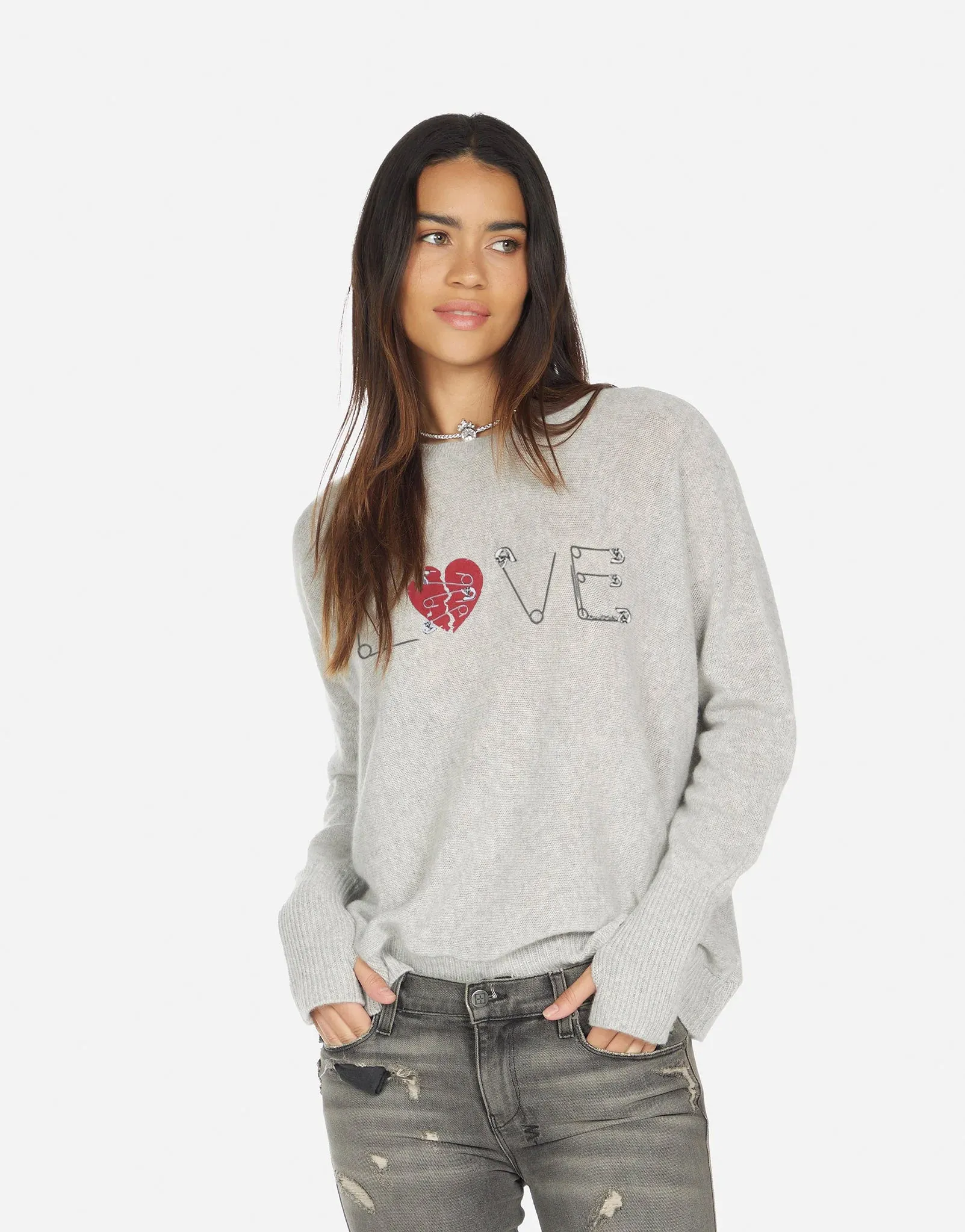 Low Maintenance Fabric Ladona Safety Pin Love