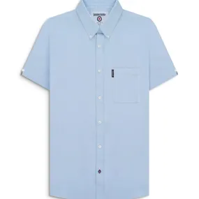 Lambretta Mens Oxford Shirt Short Sleeve Shirt hypoallergenic material Social Meetup