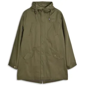 Lambretta Mens Water Resistant Parka Jacket All Purpose Outerwear Adjustable Cuff Design