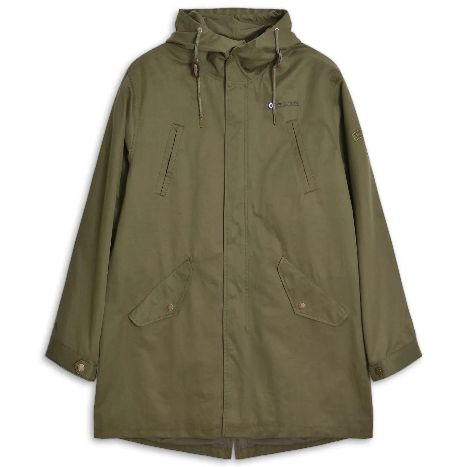 Modern Fit Lambretta Mens Water Resistant Parka Jacket
