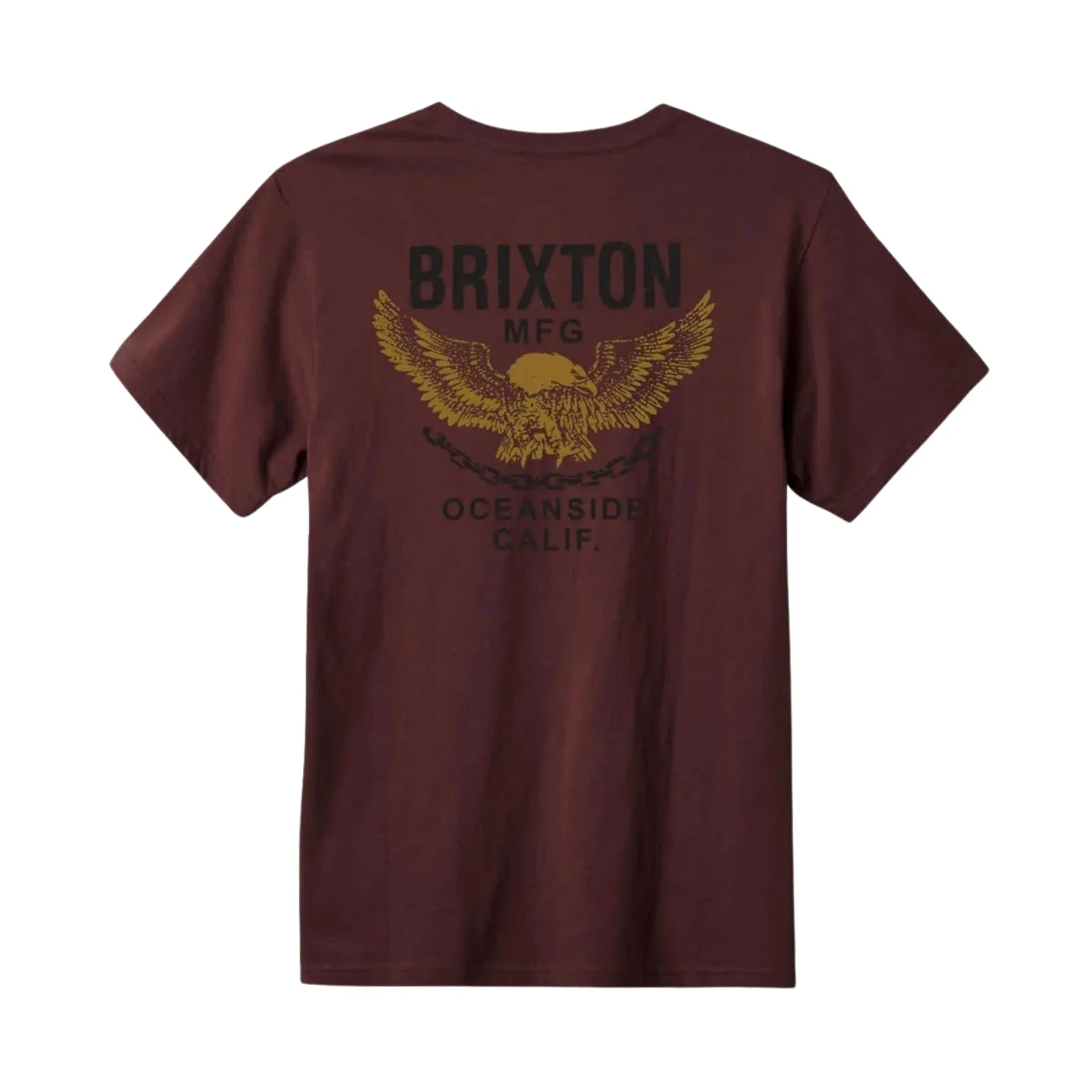 Tencel Blend Fabric Fleece Pullover Brixton Mens Waller Vintage Graphic Short Sleeve T-Shirt