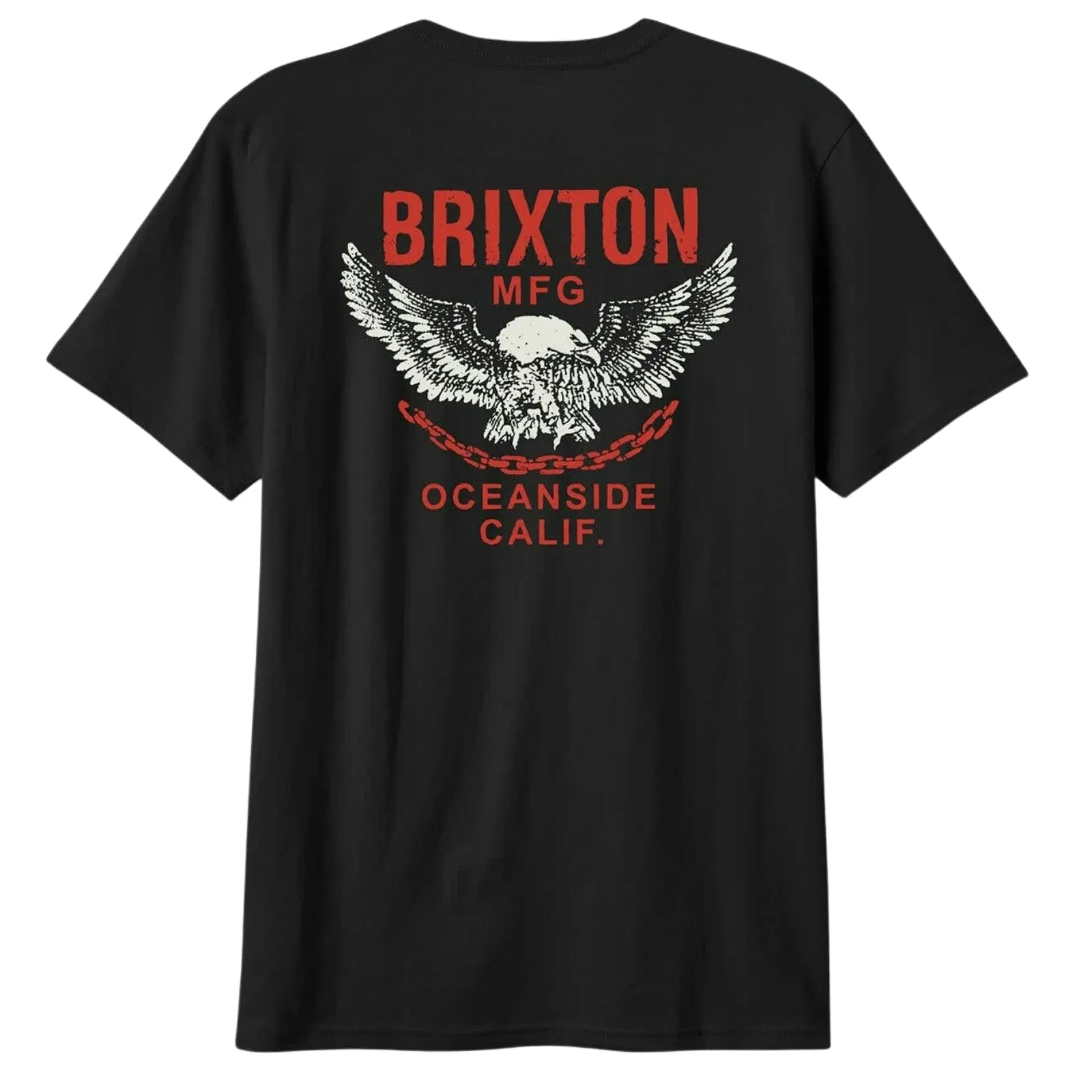 Brixton Mens Waller Vintage Graphic Short Sleeve T-Shirt AntiPill Finish Classic Crewneck Design