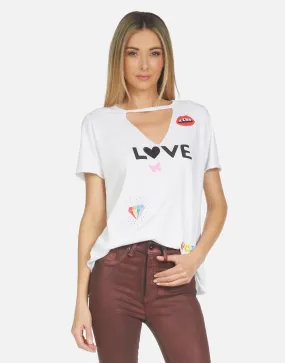 Jhene #1 Love Rainbow Lip Flexible Shoulder Seams