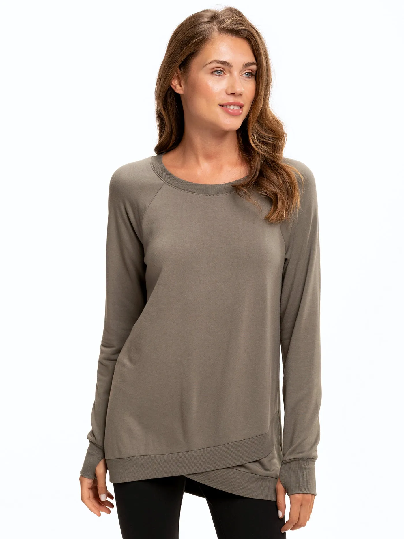 Relaxed Comfort Leanna Feather Fleece Tunic
