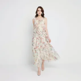 Layer Tulle Skirt Twist Knot Details Simple Flow