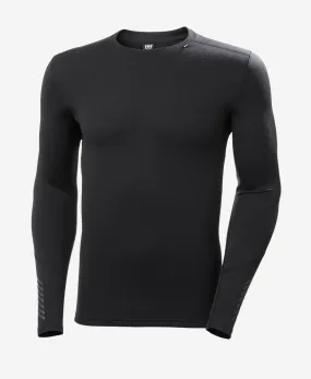 LIFA MERINO MIDWEIGHT CREW, Black MultiPanelDesign YarnDyedQuality