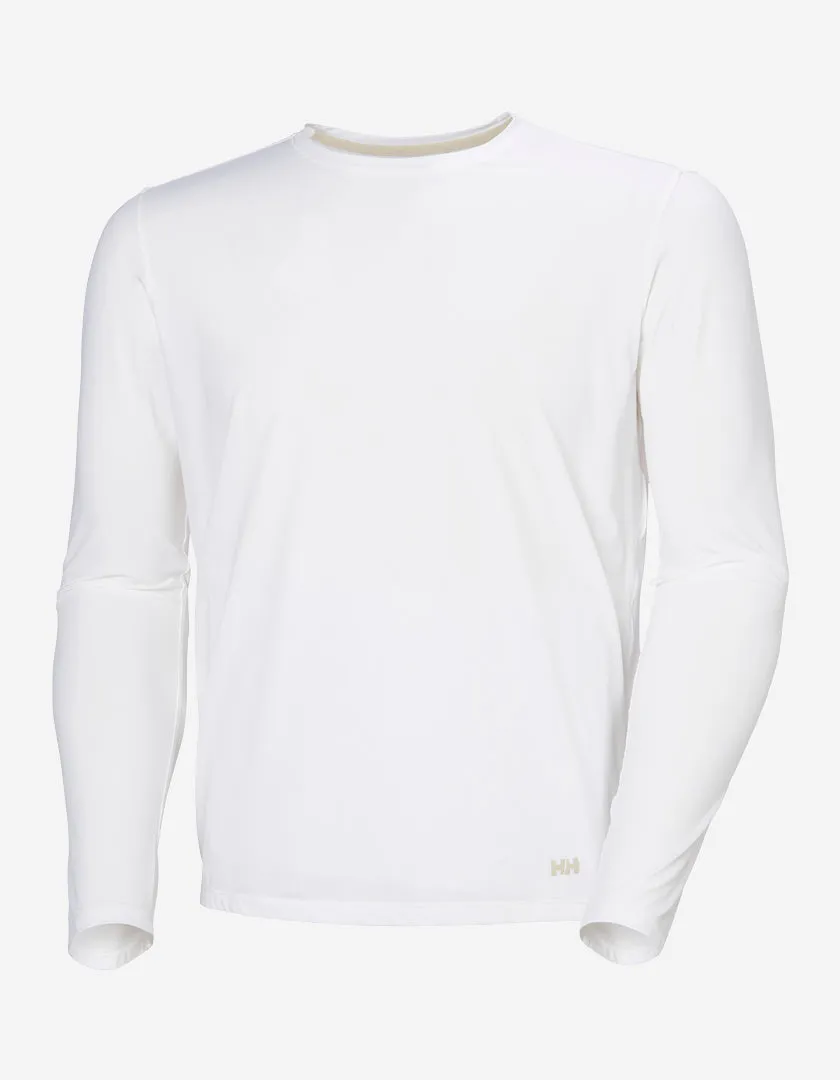 Ergonomic Fit Design Noise Reduced Zipper SHINE SOLEN LS CREW, White