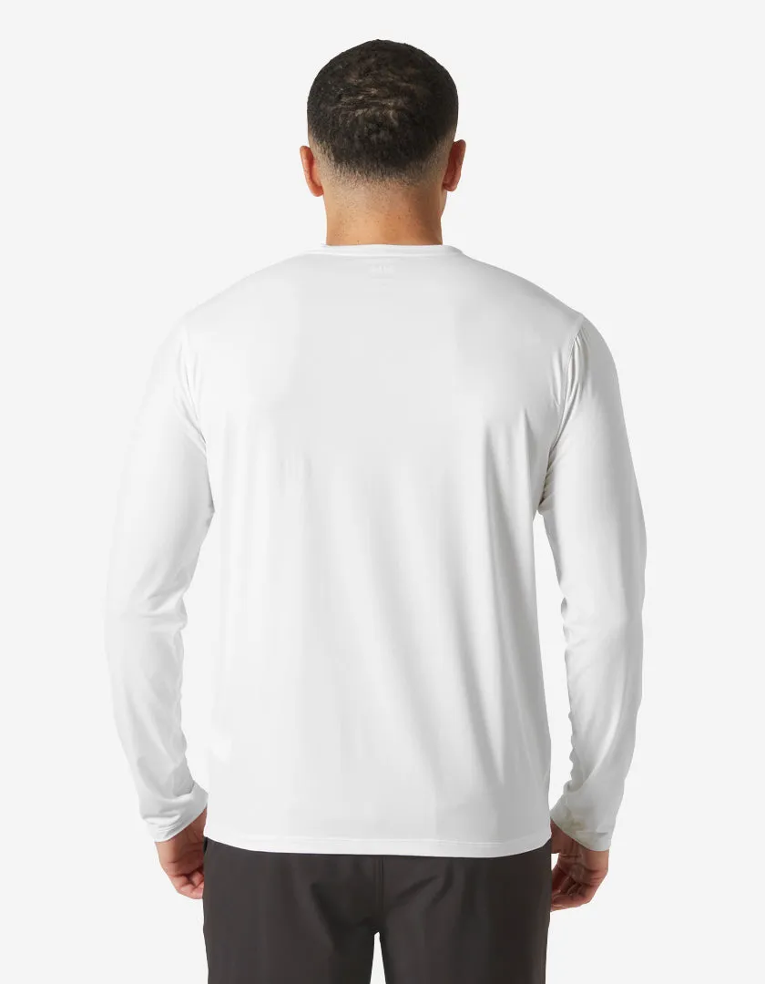 SHINE SOLEN LS CREW, White LowMaintenanceFabric