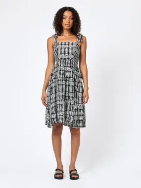 Drawstring-Waist LEALETTE DRESS